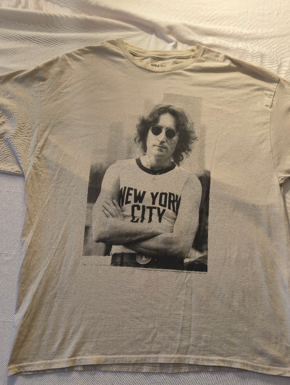 John Lennon New York City Graphic T-Shirt 2XL New